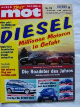 mot 26/1996 Mercedes SLK R170 vs.Porsche Boxster,