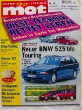 mot 4/1997 Renault Espace vs. Chrysler Voyager