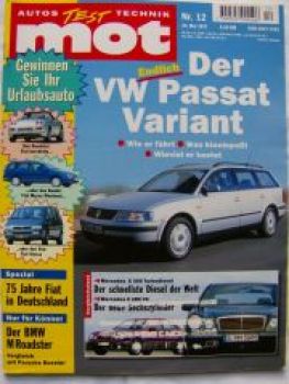 mot 12/1997 VW Passat Variant,E300 TD W210,E280 V6,