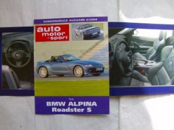Alpina Z4 Roadster S E85 März 2004 +Sonderdruck NEU