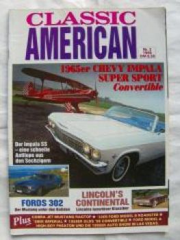 Classic American Magazin 3/1995 Impala SS,Cobra Jet Mustang