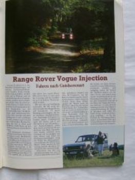 Autofahrer 9+10/1986 Mercedes Benz 300SL,Range Rover Vogue Injec