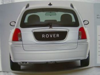 Rover 75 Tourer R40 März 2001 +Preisliste