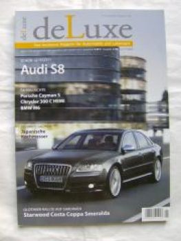 deLuxe Magazin 1/2006 Audi S8,Porsche Cayman S,