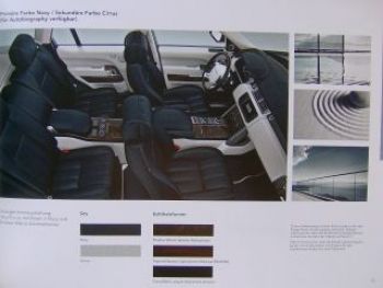 Landrover Range Rover Preisliste 2012 NEU