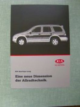 Kia Sportage Long Prospekt 9/1999