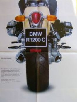 BMW R1200 C Prospekt Poster 1997 A1 Format