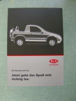 Kia Sportage Soft-Top Prospekt 9/1999