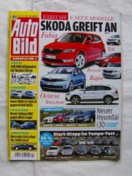 Auto Bild 13/2012 Subaru BRZ vs. Mini Coupè,Toyota Verso