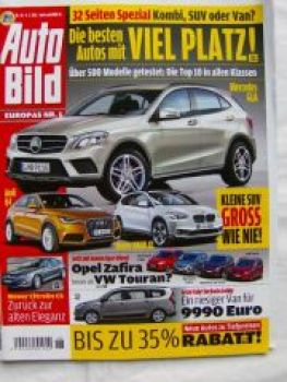 Auto Bild 18/2012 Dacia Lodgy,Grand C-Max,Zafira Tourer