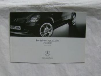 Mercedes Benz Zubehör A-Klasse BR168 April 2001