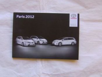 Toyota Paris 2012 Auris +Hybrid,Yaris, Verso,GT86 TRD,iQ EV