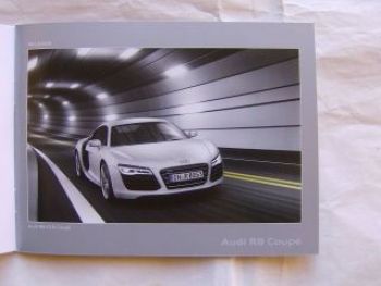 Audi R8 Pressemappe Oktober 2012 +Stick