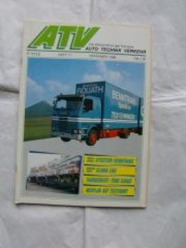 Auto Technik + Verkehr 11/1988 Ford Cargo,Neoplan