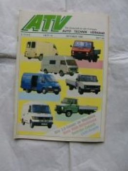Auto Technik + Verkehr 10/1988 MAN M90,VW LT,Master