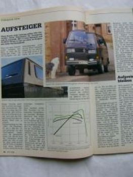 Auto Technik + Verkehr 4/1988 VW T3,LT 4x4,Rapid,