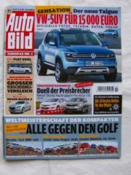 Auto Bild 43/2012 Fiat 500L,Skoda Rapid vs. Hyundai i30