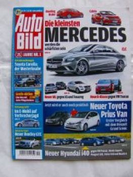 Auto Bild 40/2011 Bentley GTC,Toyota Corolla,i40 vs. Passat