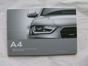 Audi A4 +Avant +allroad quattro +S4 +Avant August 2012