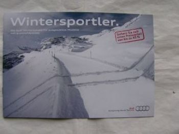 Audi Winterpakete Oktober 2012 NEU