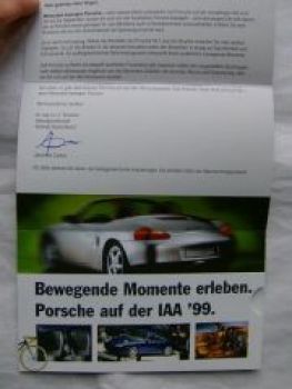 Porsche IAA 1999 Boxster +911 Infoflyer