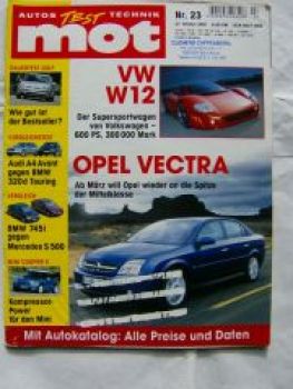 mot 23/2001 Audi A4 Avant vs. BMW 320d Touring E46