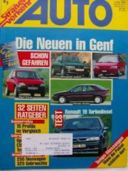 Auto Straßenverkehr 5/1993 Opel Corsa B Joy 1.4i,Xantia 1.8i,