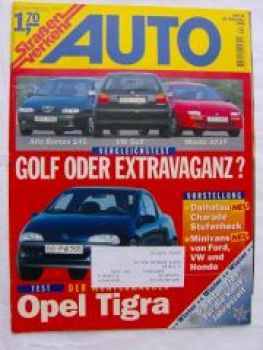 Auto Straßenverkehr 24/1994 Alfa Romeo 145 vs. Mazda 323 F