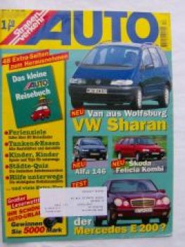 Auto Straßenverkehr 13/1995 Mercedes Benz E200 W210