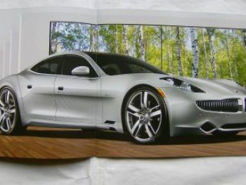 Fisker Karma Prospekt Mai 2012 +Preisliste NEU