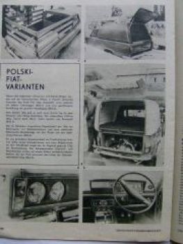 Der Deutsche Straßenverkehr 8/1974 Saporoshez SAS 968