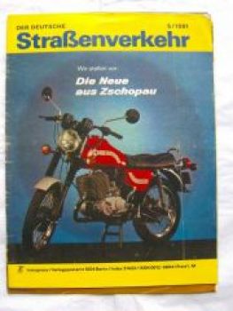 Der Deutsche Straßenverkehr 5/1981 MZ ETZ 250,