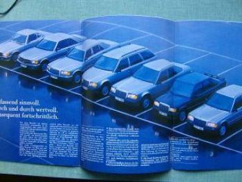 Mercedes Benz Personwagen-Programm 1985 R107 W126 W124 W201