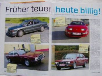 Youngtimer 1/2013 BMW 535i E28,Sigma 3.0V6, XJ6 4.0 Sovereign