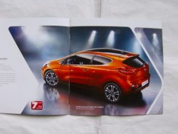 Kia pro_cee`d Vorabprospekt Oktober 2012