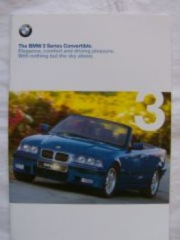 BMW 318i 323i 328i E36 Convertible Brochure September 1998