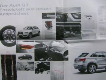 Audi Q3 Das Manifest der Ansprüche Juli 2011 NEU