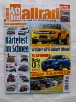 Auto Bild allrad 2/2012 BMW X1 vs. Kuga vs. Freelander vs. ix35