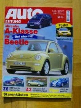 Auto Zeitung 15/1996 BMW 316i Compact, Z8 E52. Paseo 1.5,