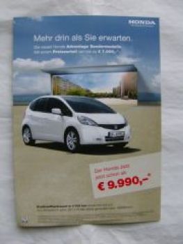 Honda Jazz Advantage Prospekt August 2012