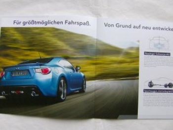 Subaru BRZ Juni 2012 +Preisliste NEU