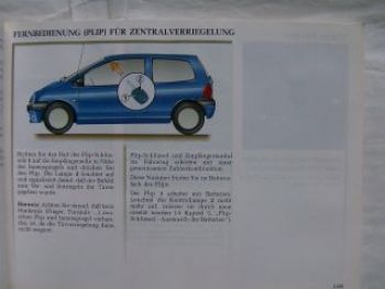 Renault Twingo Anleitung Juli 1999 Rarität