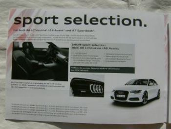 Audi A6 A7 Sportback sport selection + Businesspaket