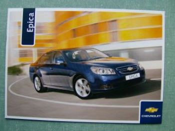 Chevrolet Epica 5/2006 Prospekt+Preise 9/2007