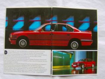 BMW 5er Reihe E34 Sportliches Zubehör M Technic April 1989