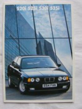 BMW 520i 525i 530i 535i E34 Rechtslenker März 1988