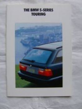 BMW 5 Series Touring 525i E34 März 1992 USA Prospekt
