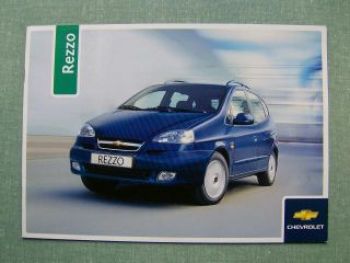 Chevrolet Rezzo Prospekt 1/2005 +Preise