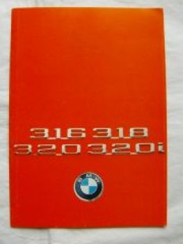 BMW 316 318 320 320i E21 März 1975 Rarität
