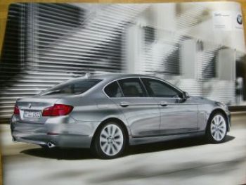 BMW 5er Limousine F10 Poster NEU